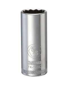 DWTDWMT74145OSP image(0) - DEWALT 001Pc 38Dr Deep Socket-12Pt-5/8