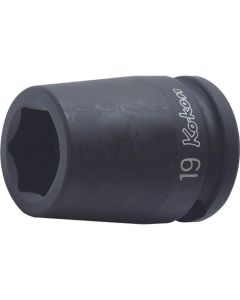 KKN15400M-14 image(0) - Ko-ken USA 15400M-14 5/8 Sq. Dr. Socket 14mm 6 point Length 47.5mm