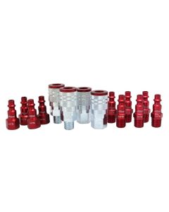MILS-314MKIT image(1) - Milton Industries 14 pc. ColorFit Set, M-style Red, 1/4"