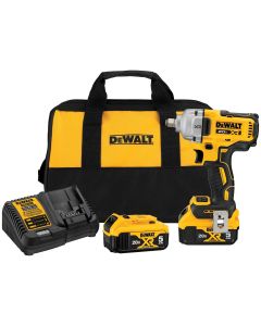 DWTDCF891P2 image(1) - DeWalt 20V MAX* XR 1/2-in. Mid-Range Impact Wrench Kit with Hog Ring Anvil