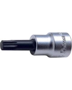 KKN3020-50-M8 image(0) - Ko-ken USA 3020.50-M8 3/8 Square Drive Bit Socket XZN M8 Triple Square Length 50 mm