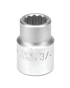 WLMW34524 image(0) - Wilmar Corp. / Performance Tool 3/4" Drive 3/4" 12pt Socket