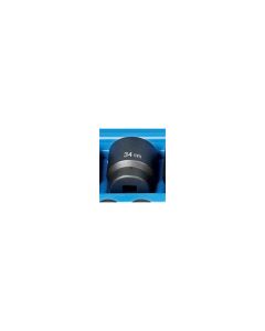 GRE2134M image(0) - Grey Pneumatic 1/2" Drive x 34mm Standard - 12 Point Socket