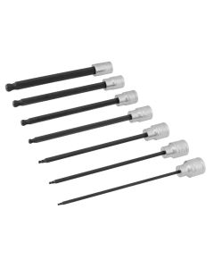 WLMW38751 image(2) - Wilmar Corp. / Performance Tool 7 Piece 3/8" Drive Metric Hex Bit Socket Set