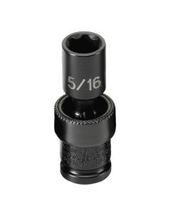 GRE910US image(0) - Grey Pneumatic 1/4" Surface Drive x 5/16" Standard Universal Socket