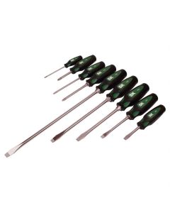 S K Hand Tools 9 Pc. Screwdriver Set Combination Suregrip