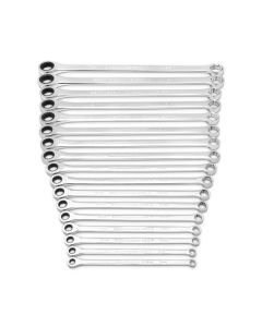 KDT85989 image(0) - GEARWRENCH 17 Piece 72-Tooth 12 Point XL GearBox Double Box Ratcheting Metric Wrench Set