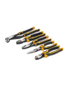 KDTGWMSPLR01 image(7) - GearWrench 5 Piece PITBULL Cushion Grip Pliers Set in Foam Storage Tray