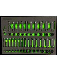 VIMIMPACT449 image(0) - VIM Tools 49 Piece 1/4 Inch Impact Socket Master Set