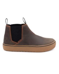 FSIAW7100-11D image(1) - AIRWALK VENICE - Men's Leather Chelsea Slip On - CT|EH|SF|SR - Buffalo Crazy Horse / Gum - Size: 11 - D - (Regular)