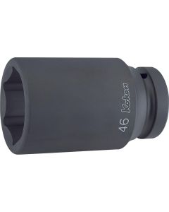 KKN18301A-1-1-16 image(0) - Ko-ken USA 18301A-1.1/16 1 Sq. Dr. Socket 1.1/16 6 point Length 108mm Thin walled