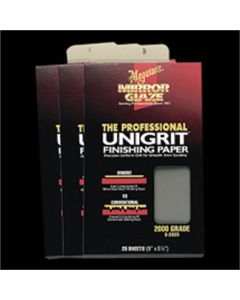 MEGS1525 image(0) - Meguiar's Automotive Mirror Glaze Unigrit Finishing Paper, 1500 Grit