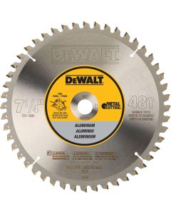 DEWALT 48 Teeth Aluminum Cutting 5/8-Inch Arbor, 7-1/4-Inch