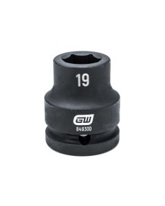 KDT84838 image(0) - GEARWRENCH 3/4 Inch Drive 6 Point Standard Impact Metric Socket 27mm