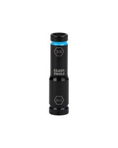 Klein Tools Flip Impact Socket, 11/16 and 5/8-Inch