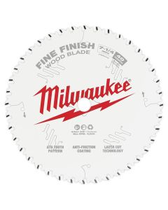 MLW48-41-0622 image(0) - Milwaukee Tool 6-1/2 Inch 40T Fine Finish Circular Saw Blade Bulk 10