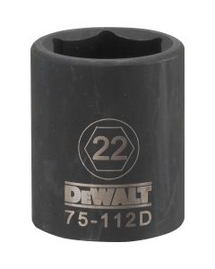 DWTDWMT75112OSP image(0) - DEWALT Dwmt 6Pt 1/2In Dr Im Skt 22 Mm