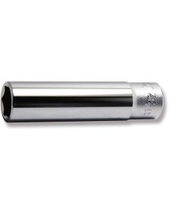 KKN2300A-11-32 image(0) - Ko-ken USA 2300A-11/32 1/4 Square Drive Socket 11/32 6 Point Length 50 mm