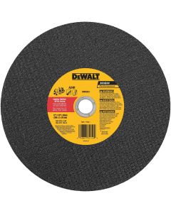 DWTDW8023 image(1) - DEWALT 12-Inch X 1/8-Inch X 20Mm A24N Abrasive Metal Cutting Wheel