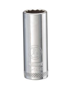 DWTDWMT74146OSP image(0) - DEWALT 001Pc 38Dr Deep Socket-12Pt-7/16