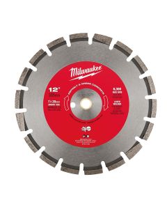 Milwaukee Tool 12" Asphalt & Green Concrete Segmented