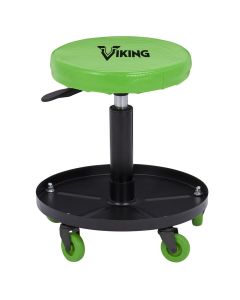 INT57104 image(0) - Viking by American Forge & Foundry Mechanic's Roller Stool w/ Adjustable Height - 300 Lbs. Capacity