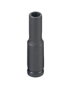 GRE908DG image(0) - Grey Pneumatic 1/4" Drive x 1/4" Magnetic Deep Socket