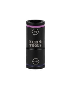 KLE66073 image(0) - Klein Tools Flip Impact Socket, 15/16 and 7/8-Inch