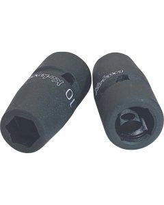 KKNNV13400-14 image(0) - Ko-ken USA NV13400-14 3/8 Square Drive Socket 14 mm 6 Point 43 mm Sleeve Drive