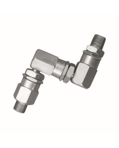INT8686 image(0) - American Forge & Foundry Grease Fitting 360&deg; "Z" Swivels Adapter - 1/4" NPT M x 27 TPI M