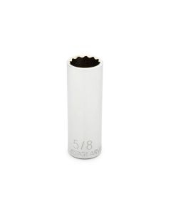 KDT80515D image(0) - GearWrench 3/8 Inch Drive 12 Point Deep SAE Socket 5/8 Inch