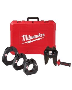 MLW49-16-2698X image(0) - Milwaukee Tool 2-1/2 inch 4 Inch IPS-P Pivoting Press Ring Kit for M18 FORCE LOGIC Long Throw Press Tool