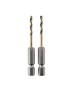DEWALT 3/32" Black And Gold Ir Drill Bit-2Pc