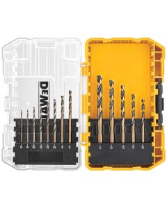 DWTDW1163 image(0) - DEWALT Black Oxide Drill Bit Set With Pilot Point, 13-Piece