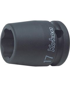 KKN14410M-20 image(0) - Ko-ken USA 14410M-20 1/2 Sq. Dr. Socket 20mm Surface Drive Length 38mm