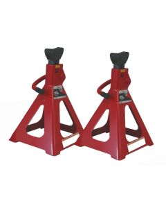INT3312C image(0) - American Forge & Foundry Jack Stands - 12 Ton Capacity - Ratcheting - Double Locking - Pair