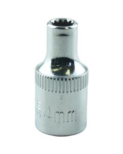 K Tool International SPLINE SOC 1/4" DR 4MM