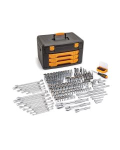 KDT80972 image(0) - GEARWRENCH 243 Piece 12 Point Mechanics Tool Set Inch 3 Drawer Storage Box