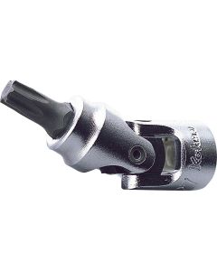 KKN2430T-T25 image(0) - Ko-ken USA 2430T-T25 1/4 Sq. Dr. Universal TORX T25 Bit Socket - Length 42mm