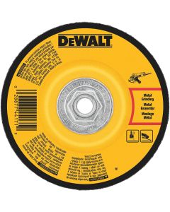 DWTDW4626 image(0) - DEWALT 6-Inch By 1/4-Inch By 5/8-Inch-11 High Performance Metal Grinding Wheel