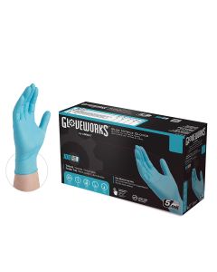 AMXINPF46100 image(0) - Gloveworks Nitrile Powder Free Gloves L