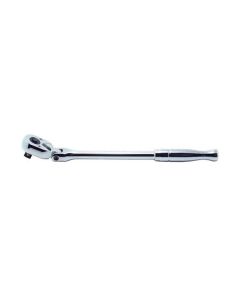 KKN3774PB image(0) - Ko-ken USA 3774PB 3/8 Square Drive Ratchet Handle 24 teeth Flexible Head Length 265 mm Push Button Polished Handle