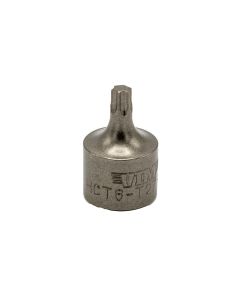 VIMHCT6-T27 image(0) - VIM Tools T27 Half Cut TORX, One Piece Impact Driver, 3/8 Inch Square Drive