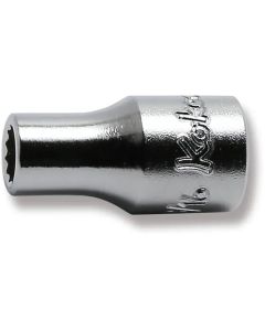 KKN2405A-3-16 image(0) - Ko-ken USA 2405A-3/16 1/4 Square Drive Socket 3/16 12 Point Length 22 mm