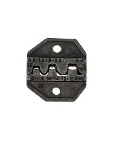 Klein Tools Crimper Die, Non-Ins, Open Barrel, AWG 10-20
