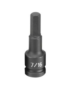 GRE2914F image(0) - Grey Pneumatic 1/2" Drive x 7/16" Hex Driver
