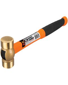 WLMW1137 image(0) - Wilmar Corp. / Performance Tool 16 oz. Solid Brass Hammer