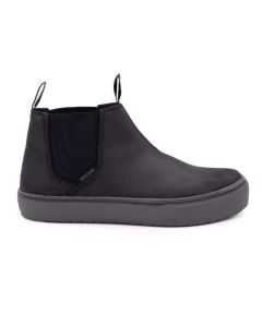 FSIAW7101-10D image(0) - AIRWALK VENICE - Men's Leather Chelsea Slip On - CT|EH|SF|SR - Black / Forged Iron - Size: 10 - D - (Regular)