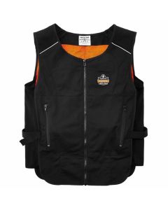 ERG12123 image(0) - Ergodyne 6255 S/M Black Lightweight Phase Change Cooling Vest