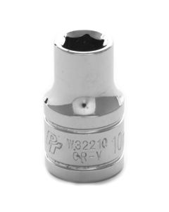 WLMW32210 image(0) - Wilmar Corp. / Performance Tool 1/2" Drive 10mm 6pt Socket